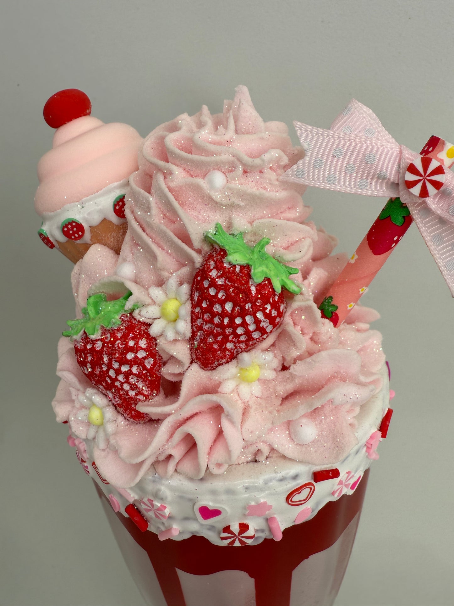 Fake Strawberry Milkshake