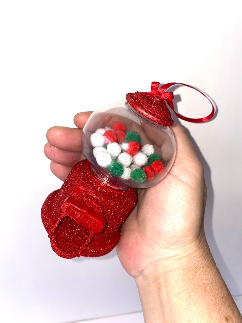 Christmas Gumball Machine Ornament