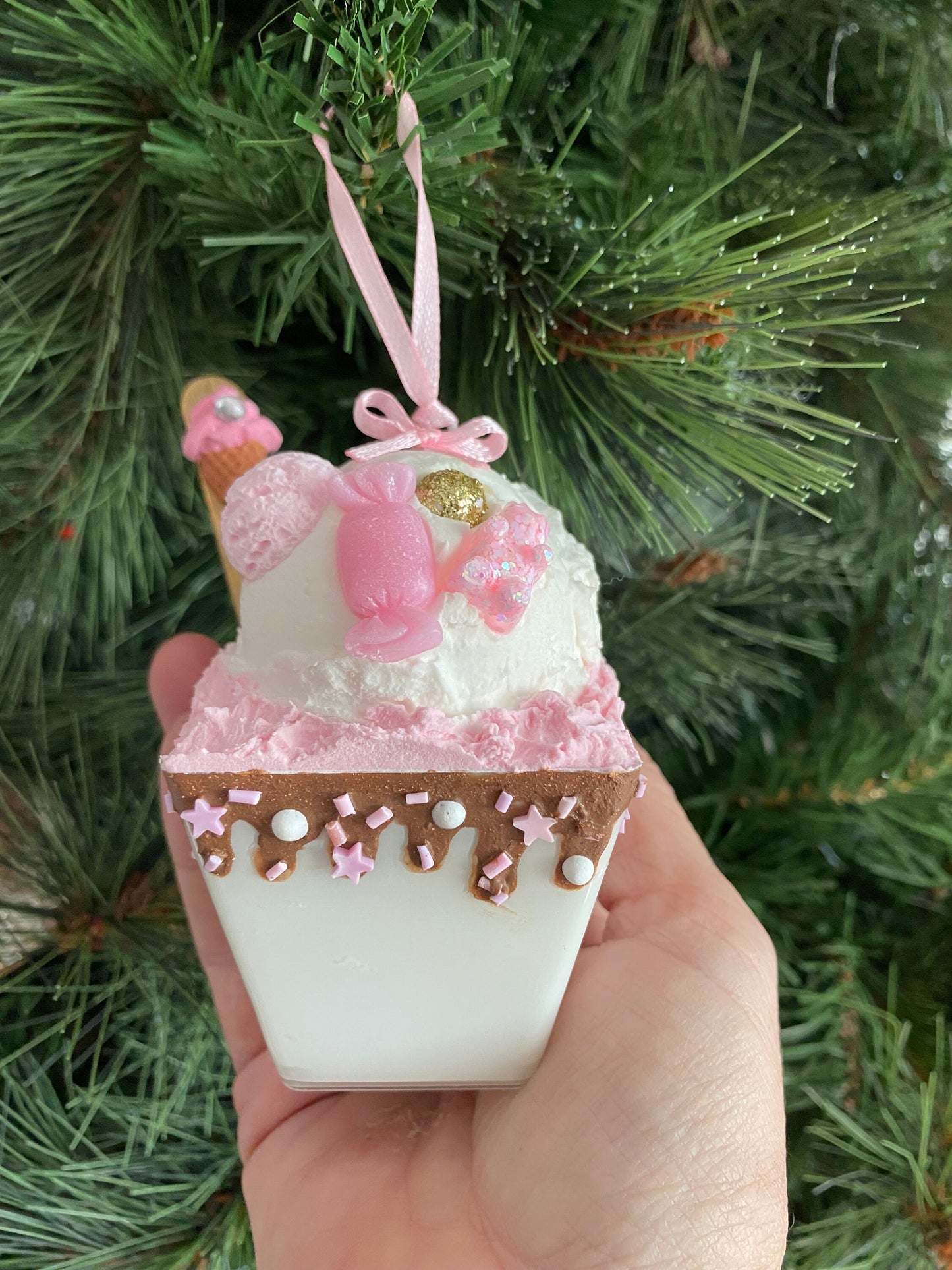 Christmas Ice Cream Ornament