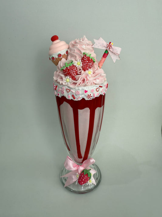 Fake Strawberry Milkshake
