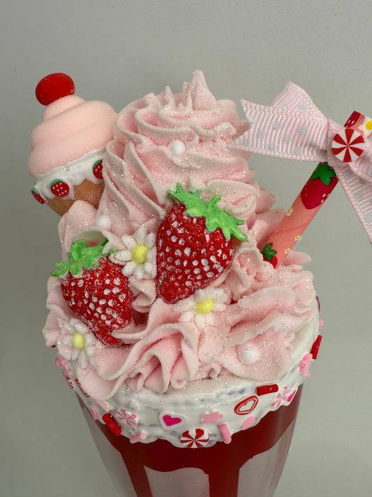Fake Strawberry Milkshake