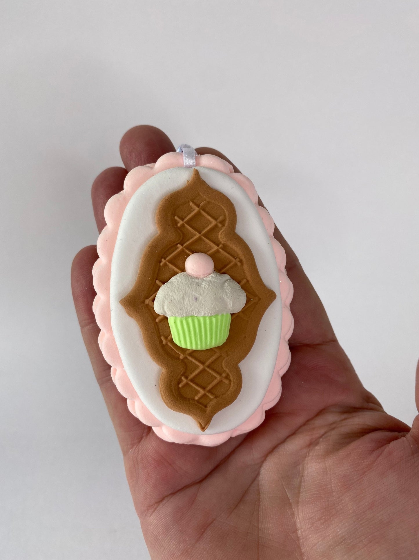 Christmas Cupcake Ornament