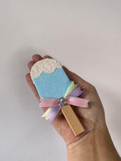 Pastel Ice Popsicles Ornaments