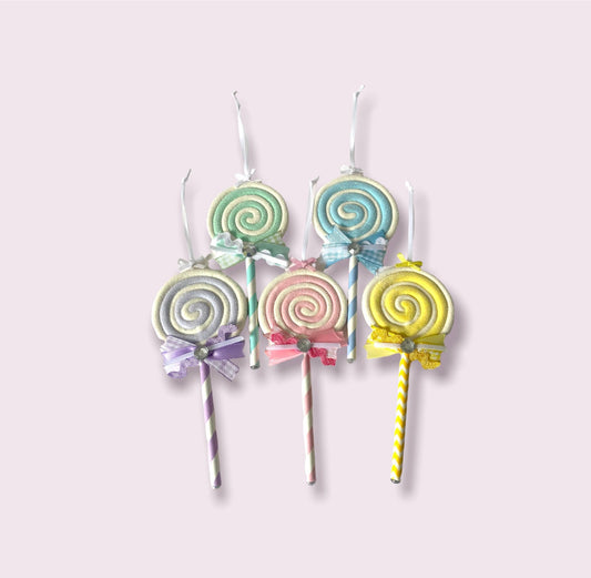 Pastel Lollipop Ornament