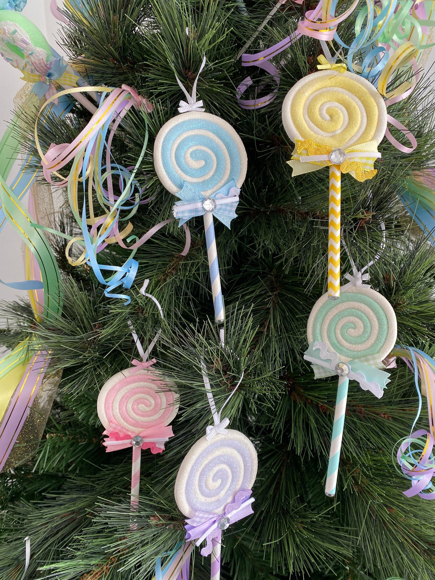 Pastel Lollipop Ornament