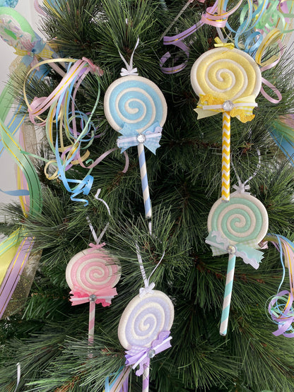 Pastel Lollipop Ornament