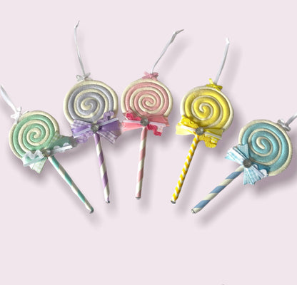 Pastel Lollipop Ornament