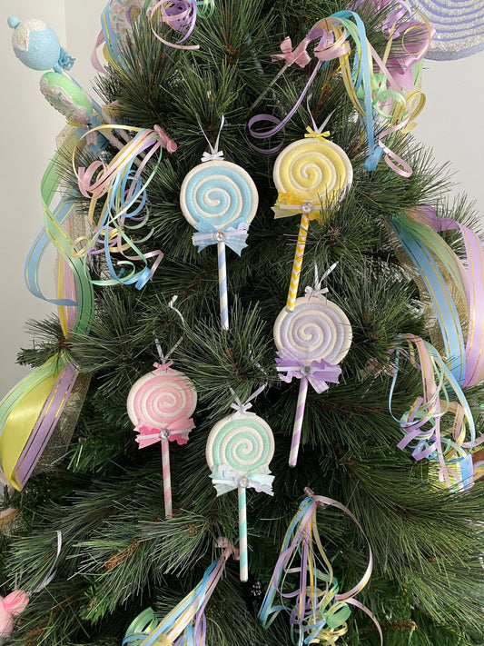 Pastel Lollipop Ornament