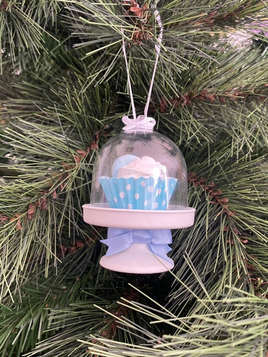 Mini Cupcake Dome Ornament