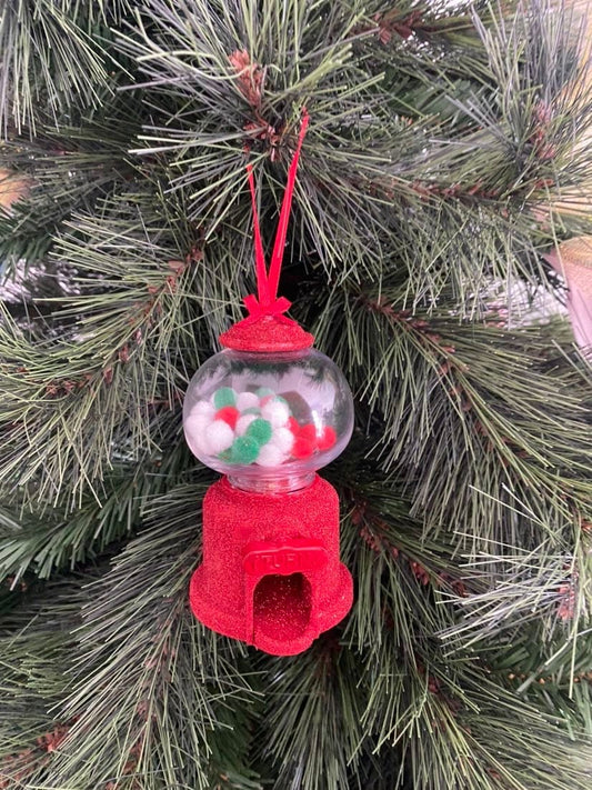 Christmas Gumball Machine Ornament