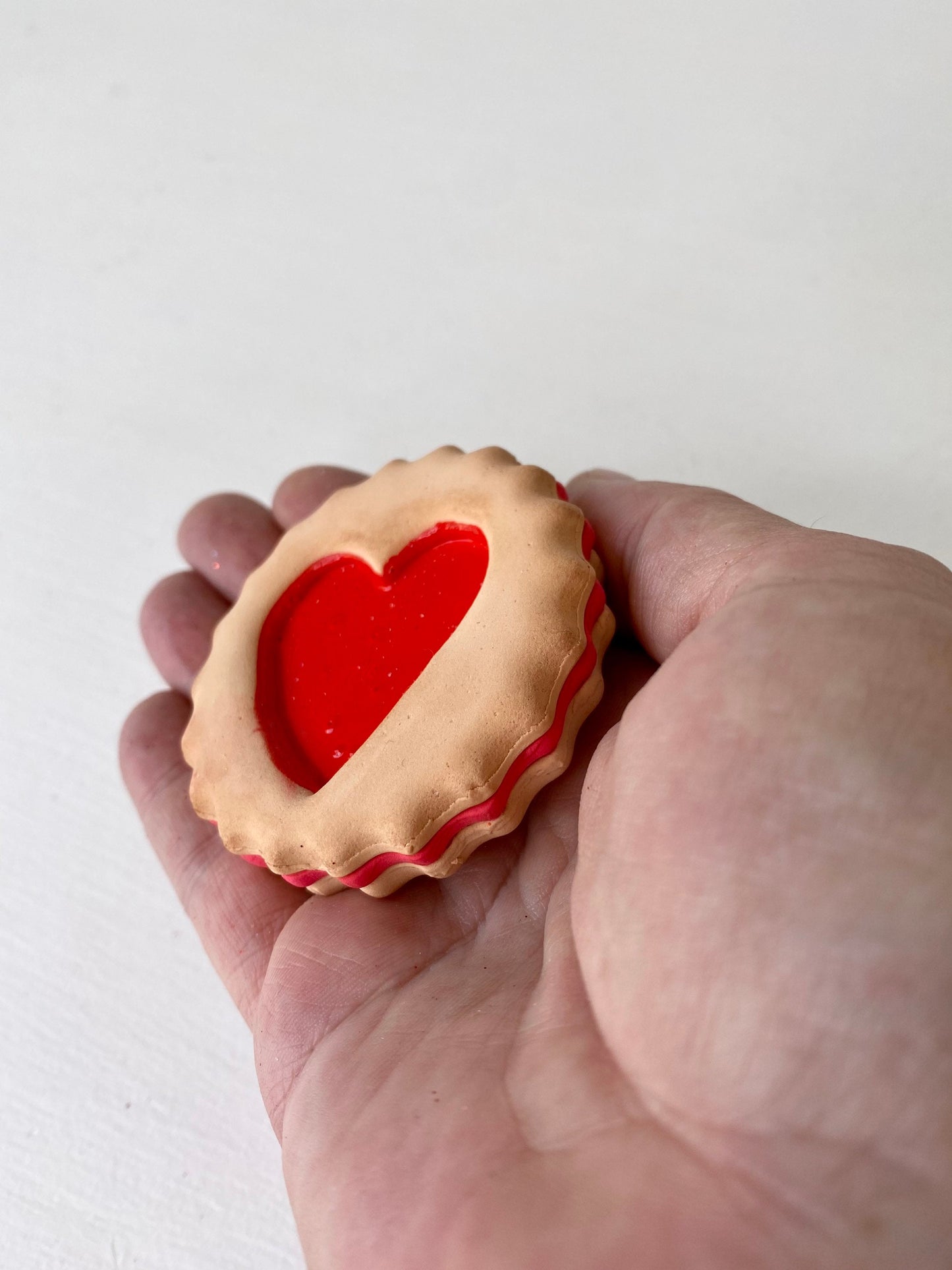 Heart Biscuit Ornament