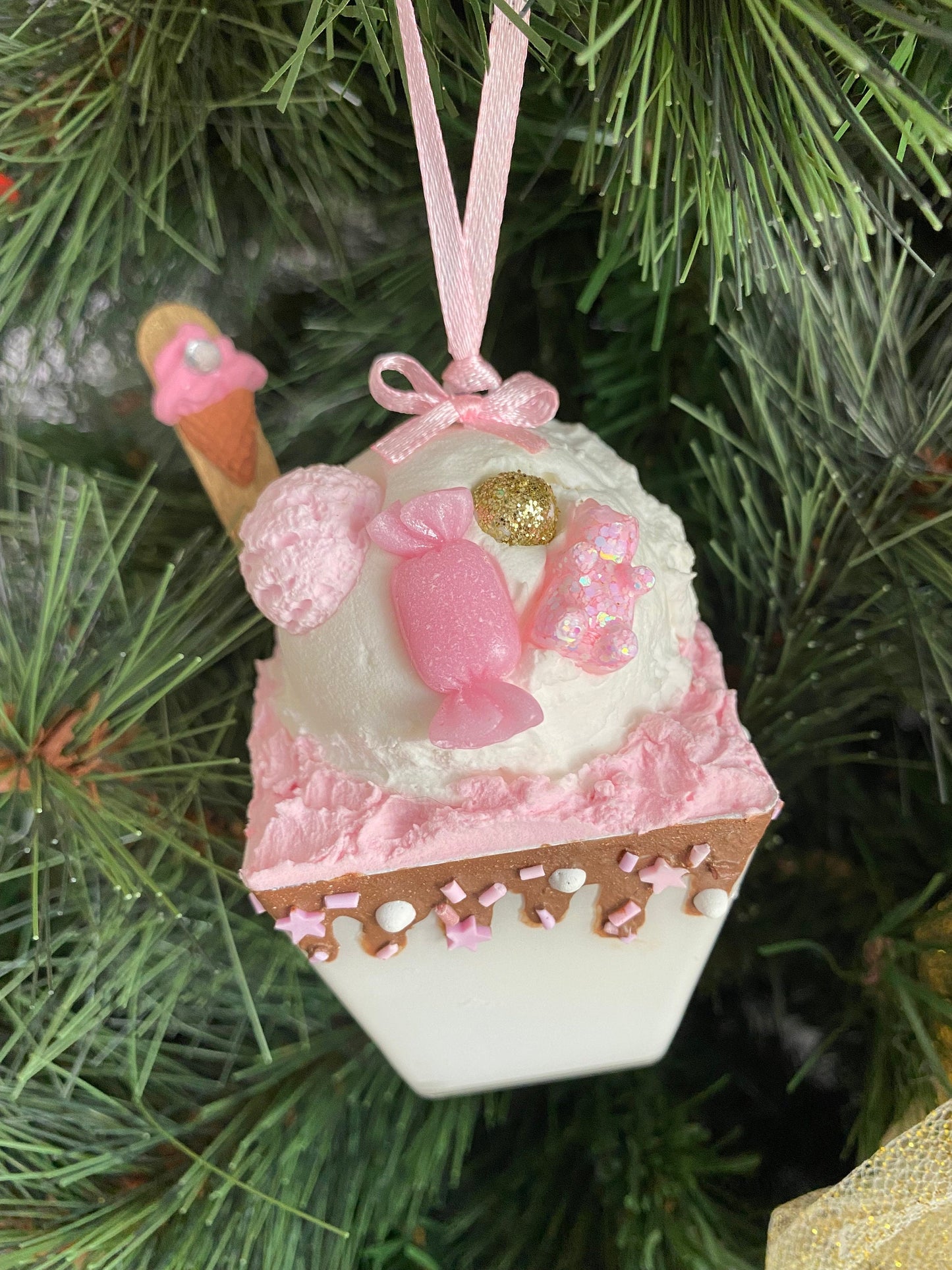 Christmas Ice Cream Ornament