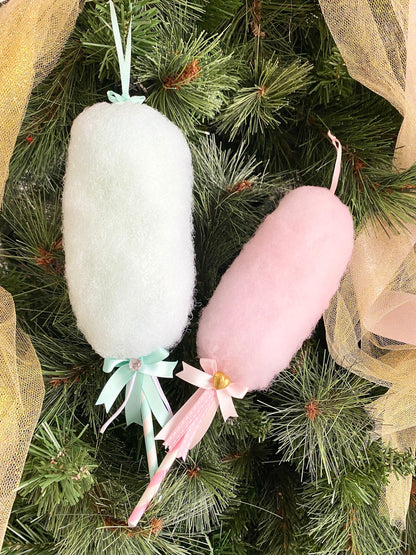 Christmas Cotton Candy Ornament