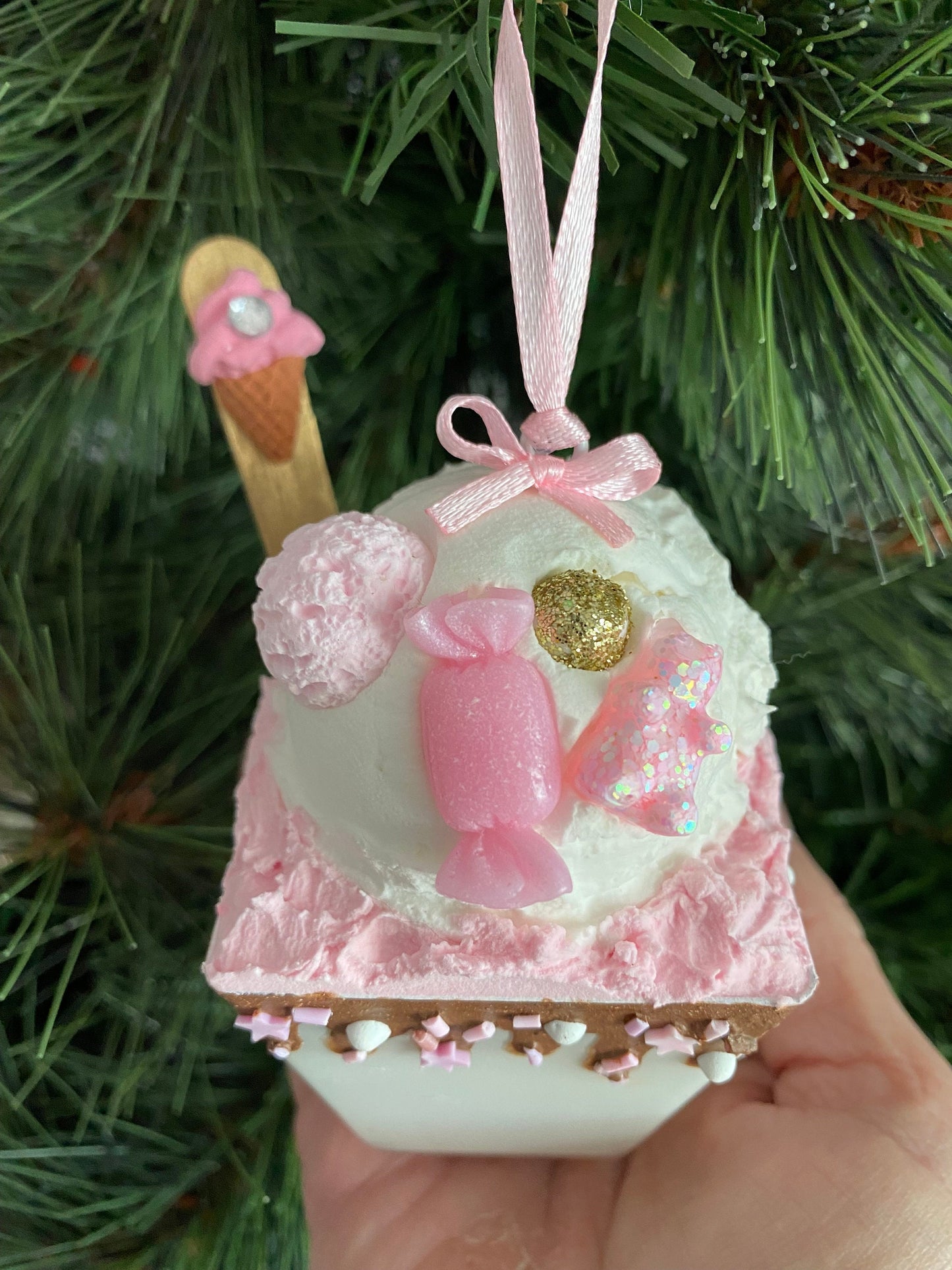Christmas Ice Cream Ornament