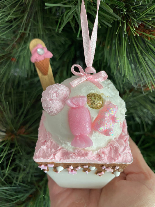 Christmas Ice Cream Ornament