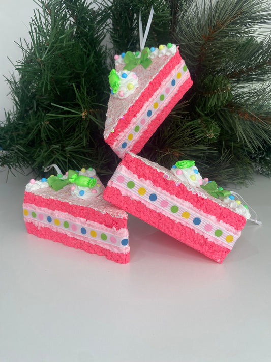 Cake Slice Ornament