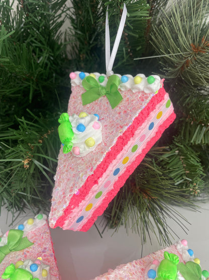 Cake Slice Ornament