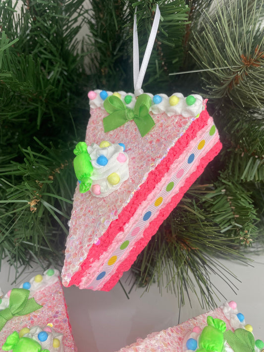 Cake Slice Ornament