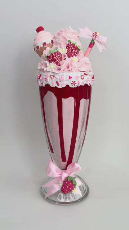 Fake Strawberry Milkshake